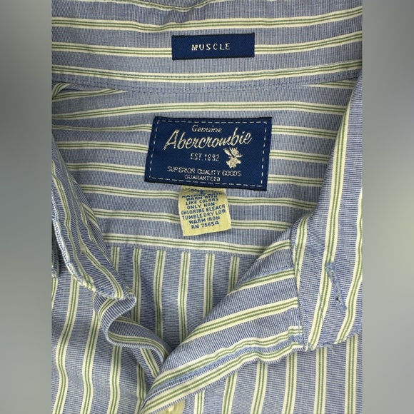 striped button down shirt Abercrombie - Picture 8 of 11